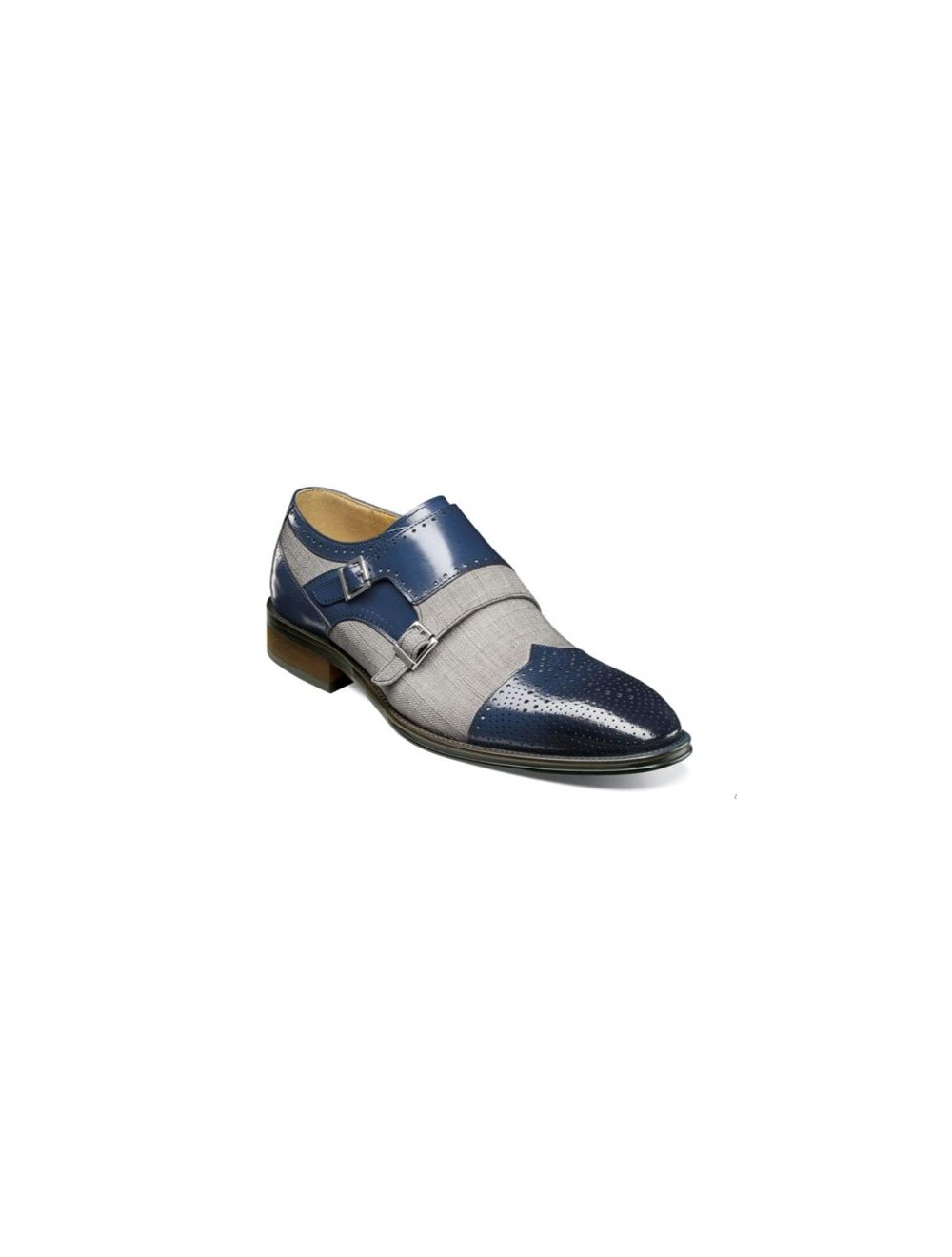 stacy adams blue loafers