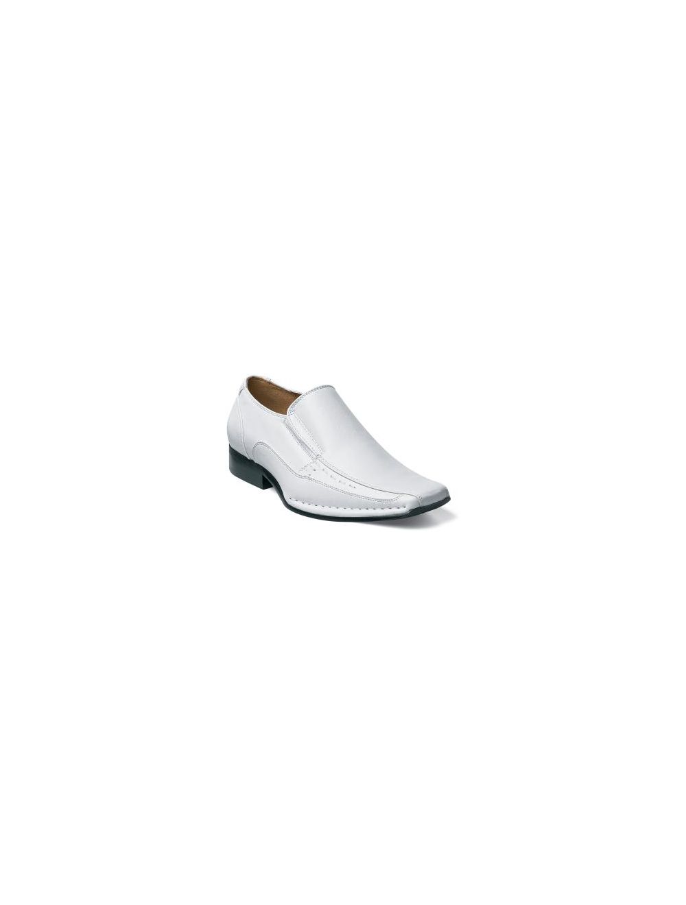 stacy adams white loafers