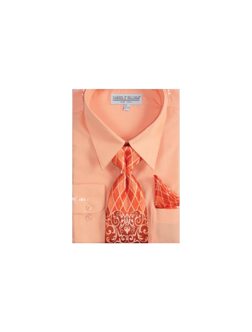 peach mens dress shirt