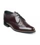 Stacy Adams Dayton Ostrich Print Oxford Shoe in Burgundy (00375-05)