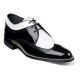 Stacy Adams Dayton Wing Tip Oxford Shoe in Black/White (00605-21)