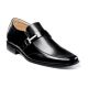 Stacy Adams Beau Moc Toe Metal Buckle Loafer in Black (24692-001)