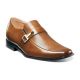 Stacy Adams Beau Moc Toe Metal Buckle Loafer in Cognac (24692-221)