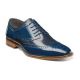 Stacy Adams Tinsley Wing-Tip Oxford in Cobalt Multi 