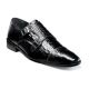 Stacy Adams Golato Cap Toe Double Monk Strap Dress Shoe in Black (25117-001)