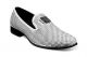 Stacy Adams Swagger Studded Plain Toe Loafer in Black/White (25228-111)