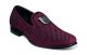 Stacy Adams Swagger Studded Plain Toe Loafer in Black/Burgundy (25228-601)