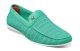 Stacy Adams Ciran Moc Toe Smoking Slipper in Aqua (25280-338) 