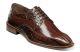 Stacy Adams Trimarco Exotic Print Moc Toe Oxford Dress Shoe in Cognac (25318-221)