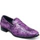 Stacy Adams Swank Velour Plain Toe Smoking Slipper in Purple (25334-542) 