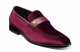 Stacy Adams Bellino Moc Toe Saddle Slip On in Burgundy (25385-601)