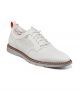 Stacy Adams Synchro Plain Toe Elastic Lace Up Sneaker in White (25518-100)