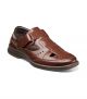 Stacy Adams Scully Closed Toe Fisherman Sandal in Cognac Smooth (25528-225) 