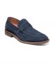 Stacy Adams Marlowe Algonquin Moc Toe Penny Loafer in Navy Suede (25550-415)