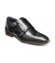 Stacy Adams Karson Wingtip Double Monk Strap Loafer in Black (25570-001)