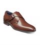 Stacy Adams Karcher Plain Toe Monk Strap Loafer in Cognac (25590-221)