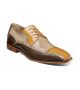 Stacy Adams Plaza Modified Cap Toe Oxford in Olive Multi (25608-302)