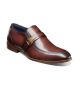 Stacy Adams Buckley Moc Toe Ornament Loafer in Brown (25636-200)