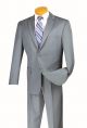 Vinci Executive Two-Piece Gabardine Suit in Gray (2AA-G)