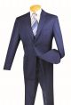Vinci Executive Two-Piece Gabardine Suit in Navy (2AA-N)