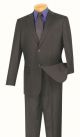Vinci Two-Piece Single-Breasted Pin Stripe Suit in Navy (2WS-1N)
