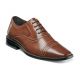 Stacy Adams Boy's Bingham Cap Toe Oxford in Cognac (43380-221)