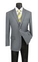 Vinci Regular-Fit Single-Breasted Sport Coat in Gray (B-TRG)