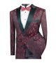 Vinci Elegant Single Breasted Sport Coat in Red (BF-2R)