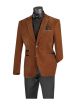 Vinci Slim Fit Velvet Two-Button Sport Coat in Bourbon (BS-02T)