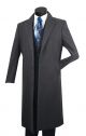 Grey Vinci Single-Breasted Top Coat (CL48-1)