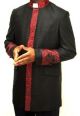 Menz Cadillac Preacher Suit in Black/Red (CPS01) 