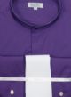 Eman Uel Clergy Roman Shirt in Purple (CRS-4)