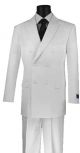 Vinci Executive Two-Piece Double-Breasted Suit In White (DC900-1W)