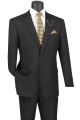 Vinci Executive Two-Piece Wool Feel Suit in Black (F-2C900-B)