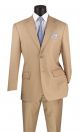 Vinci Executive Two-Piece Wool Feel Suit in Light Beige (F-2C900-L)