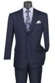 Vinci Executive Two-Piece Wool Feel Suit in Navy (F-2C900-N)