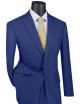 Vinci Textured Two-Piece Peak Lapel Suit in Blue (M2TR-N)