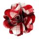 Plaid Floral Lapel Pin (LP05) (8 Colors)