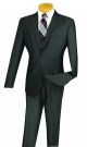 Vinci Two-Piece Textured Weave Slim Fit Single-Breasted Suit in Smoke (S2RK-7S)