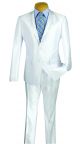 Vinci Two-Button Single-Breasted Slim-Fit Suit in White (S2RR-4W)