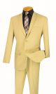 Vinci Budget Two-Piece Single-Breasted Slim Fit Suit in Beige (S-2PPT)