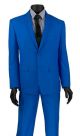 Vinci Slim Fit Single-Breasted Two-Button Suit in French Blue (SC900-12F)