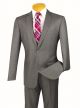 Vinci Slim Fit Single-Breasted Two-Button Suit In Gray (SC900-12G)