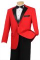 Vinci Two-Piece Fancy Lapel Tuxedo in Red (T-2FFR)