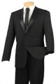 Vinci Two-Piece Slim Fit Tuxedo in Black (T-SC900B)