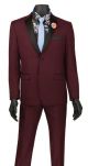 Vinci Two-Piece Ultra Slim-Fit Tuxedo in Wine (T-US900-M)