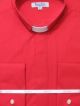 Eman Uel Tab Collar Clergy Shirt in Red (TCS-5)