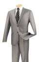 Vinci Two-Piece Ultra Slim Cut Single-Breasted Suit In Grey (US2R-1G)