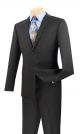 Vinci Two-Piece Ultra Slim Cut Single-Breasted Suit In Black (US900-1B)