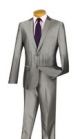 Vinci Two-Piece Ultra Slim Cut Single-Breasted Suit In Gray (USNY-1G)